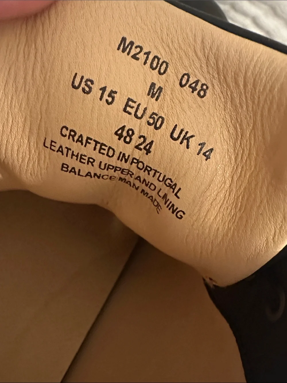 EUC sz15 Men Samuel Hubbard Classic Black Leather Derby Shoes WORN ONCE